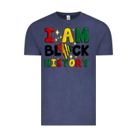 Vintage Denim i am black history Vintage Tee - Artiststas