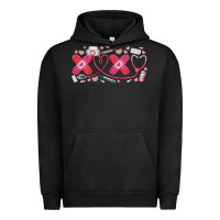 Pigment Black xoxo valentine Urban Hoodie - RacoonDesign