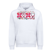 White xoxo valentine Urban Hoodie - RacoonDesign