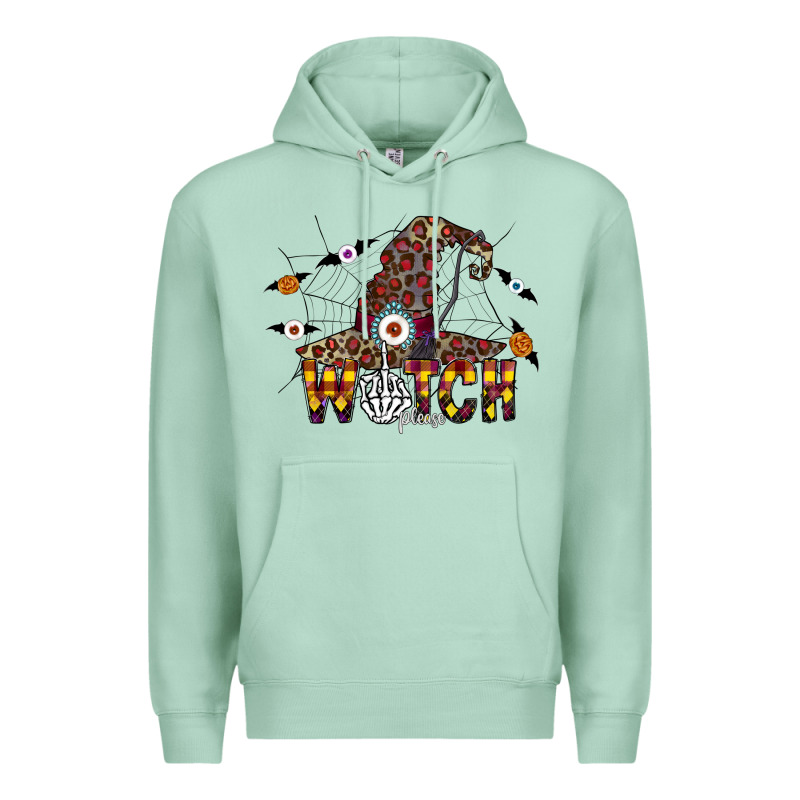 Witch Please Premium Hoodie by CowhideDigitalArt | Teevron