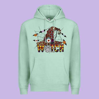 Witch Please Premium Hoodie Designed By Cowhidedigitalart