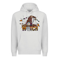 Dove Grey Witch Please Premium Hoodie - CowhideDigitalArt