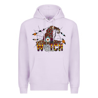Lilac Witch Please Premium Hoodie - CowhideDigitalArt