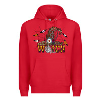 Red Witch Please Premium Hoodie - CowhideDigitalArt