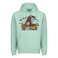 Seafoam Witch Please Premium Hoodie - CowhideDigitalArt