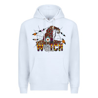 White Witch Please Premium Hoodie - CowhideDigitalArt