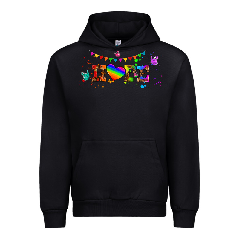 Lgbtq Hope  Libbey Glass Urban Hoodie by HRA Design Shop | Teevron