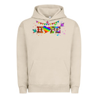 Pigment French Oak lgbtq hope  libbey glass Urban Hoodie - HRA Design Shop