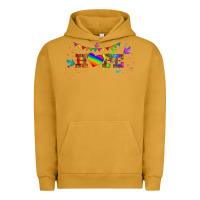 Pigment Peanut Butter lgbtq hope  libbey glass Urban Hoodie - HRA Design Shop