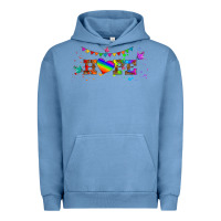 Pigment Pebble Blue lgbtq hope  libbey glass Urban Hoodie - HRA Design Shop