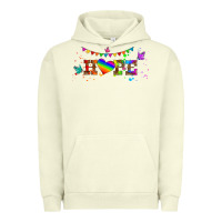 Pigment Pistachio lgbtq hope  libbey glass Urban Hoodie - HRA Design Shop