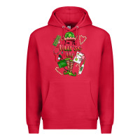 Cardinal im the nurse elf Premium Hoodie - FaDigitalArtStudio