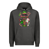 Charcoal Heather im the nurse elf Premium Hoodie - FaDigitalArtStudio