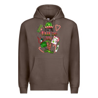 Coffee im the nurse elf Premium Hoodie - FaDigitalArtStudio