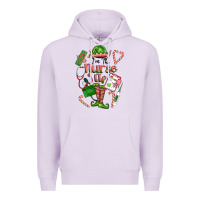Lilac im the nurse elf Premium Hoodie - FaDigitalArtStudio