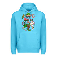 Ocean Blue im the nurse elf Premium Hoodie - FaDigitalArtStudio