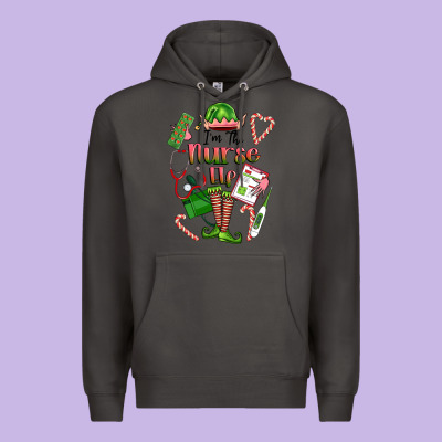 Im The Nurse Elf Premium Hoodie Designed By Fadigitalartstudio