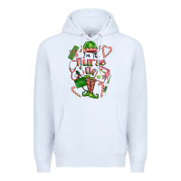 White im the nurse elf Premium Hoodie - FaDigitalArtStudio
