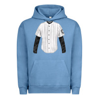 Pigment Pebble Blue baseball uniform fa element Urban Hoodie - FaDigitalArtStudio