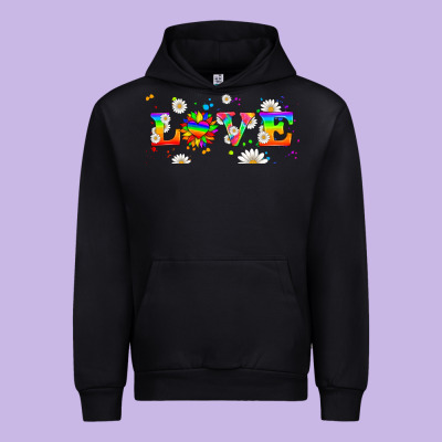 Lgbtq Love Libbey Glass Urban Hoodie Designed By Hra Design Shop