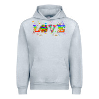 Heather Grey lgbtq love libbey glass Urban Hoodie - HRA Design Shop