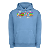 Pigment Pebble Blue lgbtq love libbey glass Urban Hoodie - HRA Design Shop
