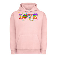 Pigment Salmon lgbtq love libbey glass Urban Hoodie - HRA Design Shop