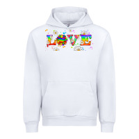 White lgbtq love libbey glass Urban Hoodie - HRA Design Shop