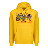 Lemon Peace Love Thankful Premium Hoodie - CowhideDigitalArt