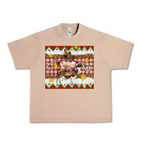 Burro Stacked Christmas Farm Urban Heavy Tee - Artiststas