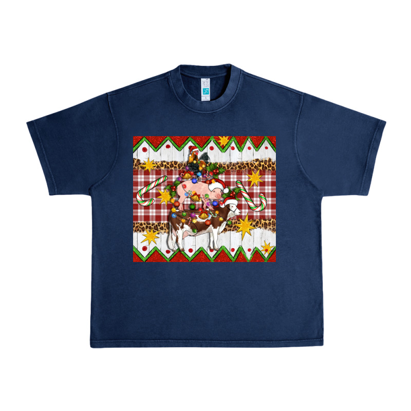 Stacked Christmas Farm Urban Heavy Tee by Artiststas | Teevron