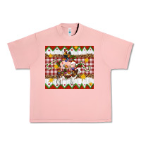 Salmon Stacked Christmas Farm Urban Heavy Tee - Artiststas