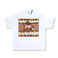 White Stacked Christmas Farm Urban Heavy Tee - Artiststas