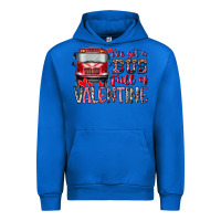 Cobalt I've got bus full of Valentine Urban Hoodie - RacoonDesign