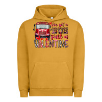 Pigment Peanut Butter I've got bus full of Valentine Urban Hoodie - RacoonDesign