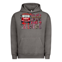 Pigment Tornado I've got bus full of Valentine Urban Hoodie - RacoonDesign