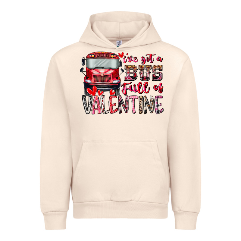 I've Got Bus Full Of Valentine Urban Hoodie by RacoonDesign | Teevron