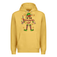 Antique Gold im the sarcastic elf Premium Hoodie - FaDigitalArtStudio