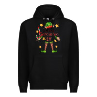 Black im the sarcastic elf Premium Hoodie - FaDigitalArtStudio
