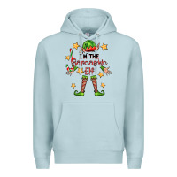 Blue Mist im the sarcastic elf Premium Hoodie - FaDigitalArtStudio