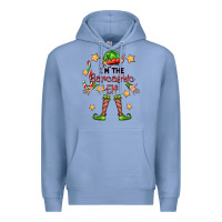 Colony Blue im the sarcastic elf Premium Hoodie - FaDigitalArtStudio