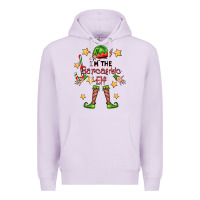 Lilac im the sarcastic elf Premium Hoodie - FaDigitalArtStudio