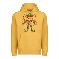 Mustard im the sarcastic elf Premium Hoodie - FaDigitalArtStudio