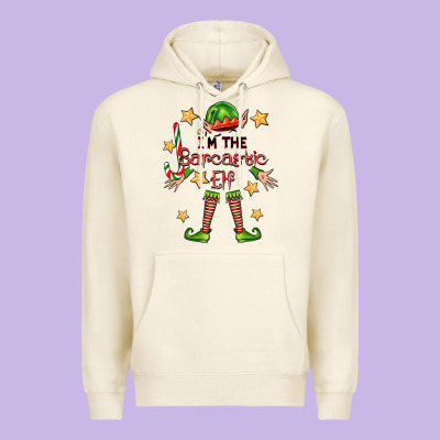 Im The Sarcastic Elf Premium Hoodie Designed By Fadigitalartstudio
