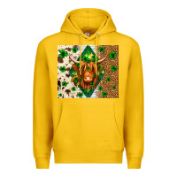 Lemon St. Patrick's Day Highland cow Premium Hoodie - Neo Western