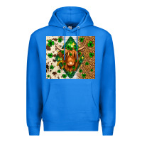 True Royal St. Patrick's Day Highland cow Premium Hoodie - Neo Western