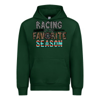 Forest Green racing is my favorite season Urban Hoodie - CowhideDigitalArt