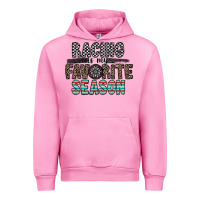 Fuchsia Pink racing is my favorite season Urban Hoodie - CowhideDigitalArt