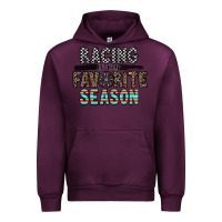 Mauve Wine racing is my favorite season Urban Hoodie - CowhideDigitalArt