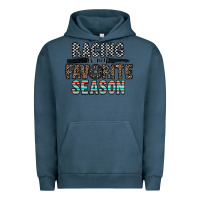 Pigment Midnight Navy racing is my favorite season Urban Hoodie - CowhideDigitalArt